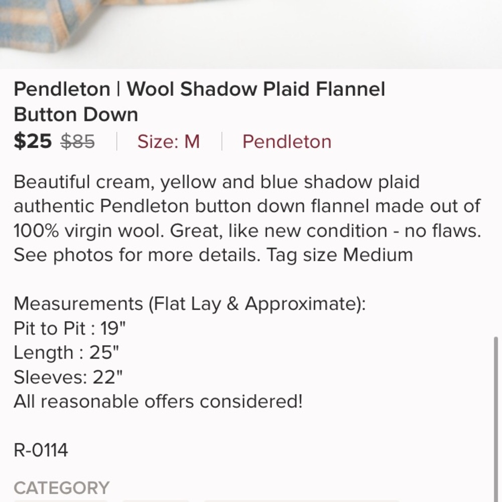 Pendleton Wool Flannel - Picture 7 of 7